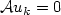 ${\mathcal A}u_k=0$