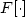 $F[\cdot]$